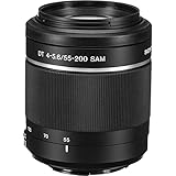 Sony 55-200 mm f/4-5.6 SAM DT Teleobjektiv für Sony Alpha Digital SLR Kameras
