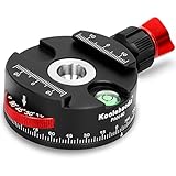 Koolehaoda Panorama Stativkopf 360º Ganzmetall Stativkopf mit Indexierrotator...