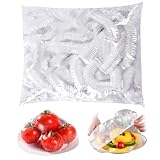 Forevat 200 Stück Wiederverwendbare Silikon-Frischhaltebeutel mit Gummizug -...