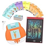 MoKo Sprechende Lernkarten Deutsch, interaktive Kleinkind Flash-Karten mit 224...