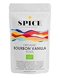 SPICE Bio Bourbon Vanilleschoten, 5 Schoten á 12-13 cm, aromatische Bio Vanille...