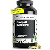 Omega 3 – 365 Kapseln – 2000mg Fischöl pro Tagesdosis – mit EPA und DHA...