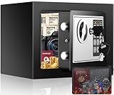 Mini Safe Tresor für Zuhause, MöBeltresor Klein mit Feuerfest Wasserdicht...