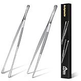 Hotec Grillzange Edelstahl Lang 30CM,Kitchen Kochpinzette,Kochpinzette Edelstahl...