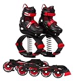 GEDRACKPMYN Springschuhe, 2-in-1-Rollschuh-Hüpfschuhe,...