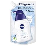 NIVEA Creme Soft Pflegeseife Nachfüllbeutel (500 ml), pflegende Handseife mit...