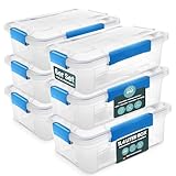 Kreher® Wasserdichte Aufbewahrungsbox mit Deckel und Silikondichtung (IP67)....