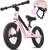 FAST N FUN Laufrad ab 2 Jahre mit Kinderhelm im Set | Ultraleicht mit...