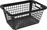 Großer Wäschekorb 69 Liter Kapazität 62x43x27 cm mit Griffen Plastik...
