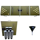 Bier Pong Tisch Set mit 22 extra stabilen Bechern & 6 Bällen, Gratis...