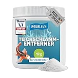 AGUALEVE® Teichschlammentferner 1kg *NEU* | extrem effektiv gegen Teichschlamm...