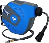 KS TOOLS Automatischer Druckluftschlauch-Aufroller, Ã˜ 8 mm x 10 m