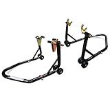 STVK RicambiWeiss Motorrad Ständer Set vorne/hinten Montageständer Heber (2...