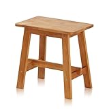 KHG Hocker Sitzhocker Flur Garderobenhocker Holzhocker 29x45x29 cm - Eiche Holz...