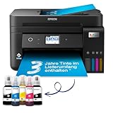 Epson EcoTank ET-4850 A4-Multifunktions-Wi-Fi-Tintentankdrucker, mit einem im...