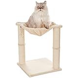 Amazon Basics Katzen-Kratzbaum mit Haus, Hängematte, Bett und Kratzstamm, 41 x...