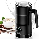 NWOUIIAY 600W Milchaufschäumer Elektrisch 4 in 1 Automatische Milchaufschäumer...