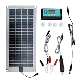 30W Solar Batterie Ladegerät - Wasserdichtes 12 -V -Solar -Panel -Auto...
