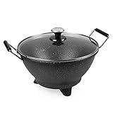 Princess Stir-Fry 162389 Elektrischer Wok, 1400 Watt, 7 Liter, Durchmesser 35...