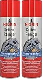 NIGRIN Kettenreiniger, 500 ml Sprühdose, Kettenspray für Motorrad, reinigt und...