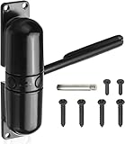 Türschließer, Zugfeder Hydraulischer Türschließer, Schwarz...
