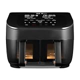 Instant Vortex Plus Doppelkorb mit ClearCook - 7.6L Digitale Heißluftfritteuse,...