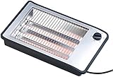 Rosenstein & Söhne Toaster: Flachtoaster für bis zu 4 Brötchen, 3...