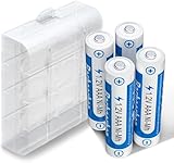 4 Stück Batterien AAA 1100mAh wiederaufladbar Recharge Accu Power Akku NI-MH...