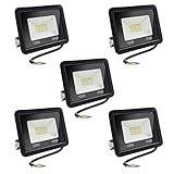 LED Strahler Außen 10W Aussenstrahler Flutlicht IP66 Wasserdicht Außenstrahler...