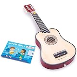 New Classic Toys - 10304 - Musikinstrument - Spielzeug Holzgitarre - Deluxe -...