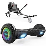 MEGA MOTION 6.5 Zoll Hoverboards mit Sitz für Kinder, Geschenk für Kinder, mit...