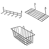 WUZILIN Design Metall Wandgitter，Regal Design Raster Fotowand Verwendet für Gitterfotowand