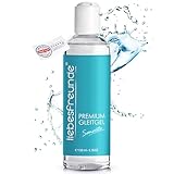 Liebesfreunde® Gleitgel SENSITIV wasserbasiert - Frei von Parabenen - Sanftes...