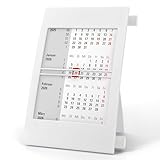 3-Monatskalender Tisch 2026 2027 - Büro & Homeoffice Tischkalender mit...