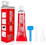 flintronic Dichtmasse Motor, 70ml Motordichtmasse Rot, Ölbeständig...