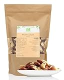 Paranüsse Roh Ungesalzen 500g – Naturbelassene Paranusskerne Geschält, Ganze...