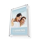 net-xpress Spannrahmen DIN A0 Posterrahmen Alu silber | für Poster A0 |...