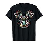 Disney Mickey & Friends Ohren mit Weihnachtssymbole Kurzarm T-Shirt