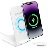 15 W Induktionsladegerät, kabellos faltbar kompatibel mit kabelloses Ladegerät...