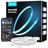 Govee LED Strip Smart RGB WiFi LED Streifen 5m, Lichterkette Band App Steuerung...