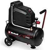 Einhell Kompressor TC-AC 190/24/8 I OF (1100 Watt, max. 8 bar, 24-Liter-Tank,...