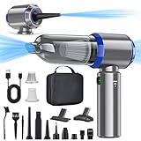 Handstaubsauger Akku, 3-in-1 Handstaubsauger, 25000PA Auto Staubsauger Stark,...