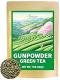 TeeLux Premium Gunpowder Grüner Tee Lose 200g aus China, Vegan, Erfrischend,...