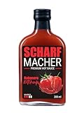 SCHARFMACHER Habanero Ketchup (200 ml), voller Geschmack, extra scharf –...