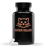 Kater Killer | 100 Kapseln mit Elektrolyten und Vitaminen | Cholin zur Unterstützung der Leberfunktion | Vegan | Bei Flüssigkeitsverlust | Für den Morgen danach |