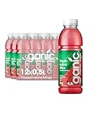 ganic Vitaminwasser Wassermelone Minze – 12 x 0,5 L PET-Flaschen – Vitamin...