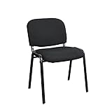 goodsforbusiness Besucherstuhl Gestell schwarz, Besprechungsstühle Stoff...
