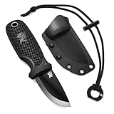 ODENWOLF W-MINI 2 Neck Knife Messer aus starkem D2 Stahl - Kleines EDC Messer...