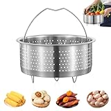 Dampfgarer Einsatz Edelstahl 304, Dämpfeinsatz für Topf, 20cm Dünsteinsatz...