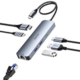 BENFEI 6IN1 USB C Hub mit HDMI 4k@60HZ/PD 100W/ Gigabit Ethernet/ 1*USB C+2*USB...